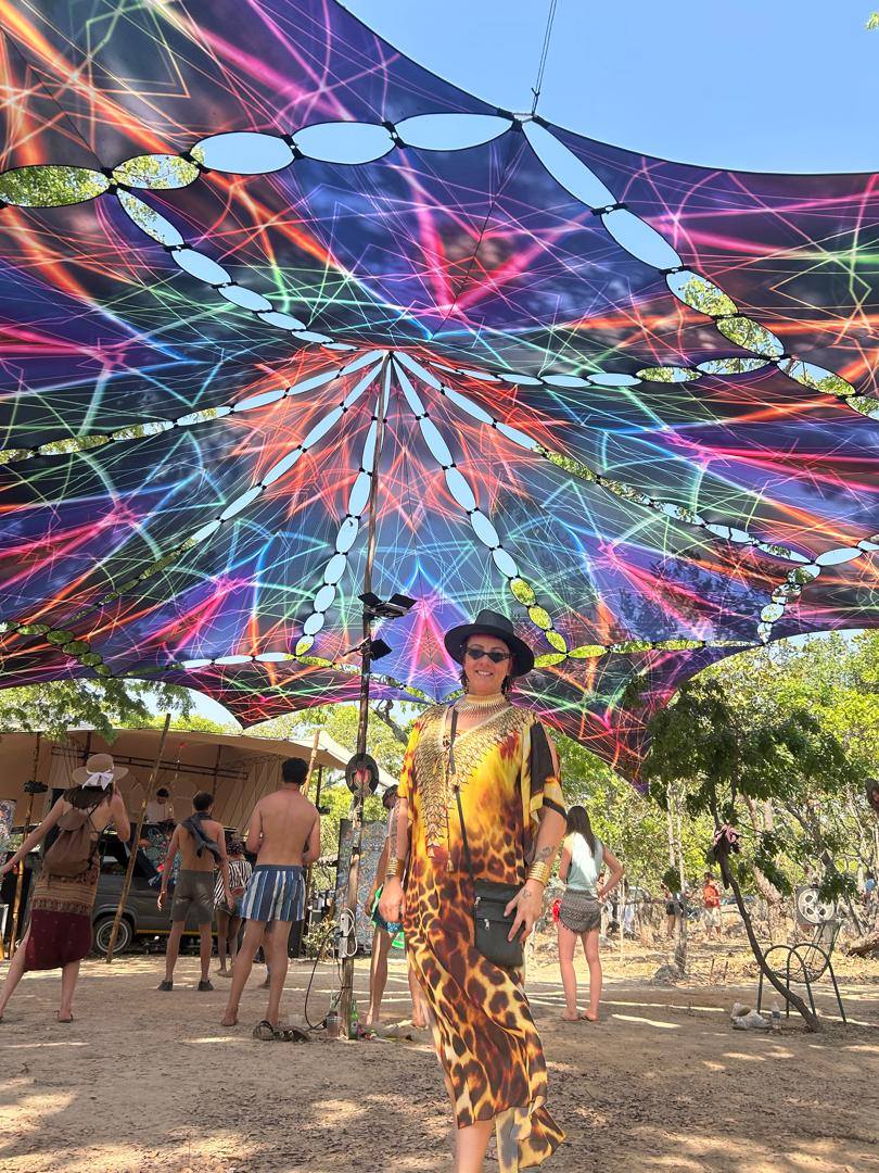 Custom Printed SHADY Business stretch tent
